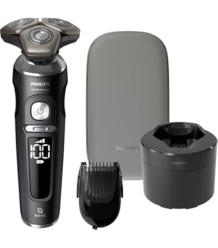 脱毛・除毛 PHILIPS Shaver S9000 Prestige SP9841/32 Philips Shaver S9000 Prestige Electric Wet and Dry Shaver, Bright